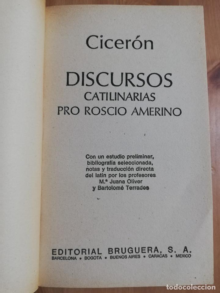 Libros de segunda mano: DISCURSOS (CICER&Oacute;N) - Foto 2