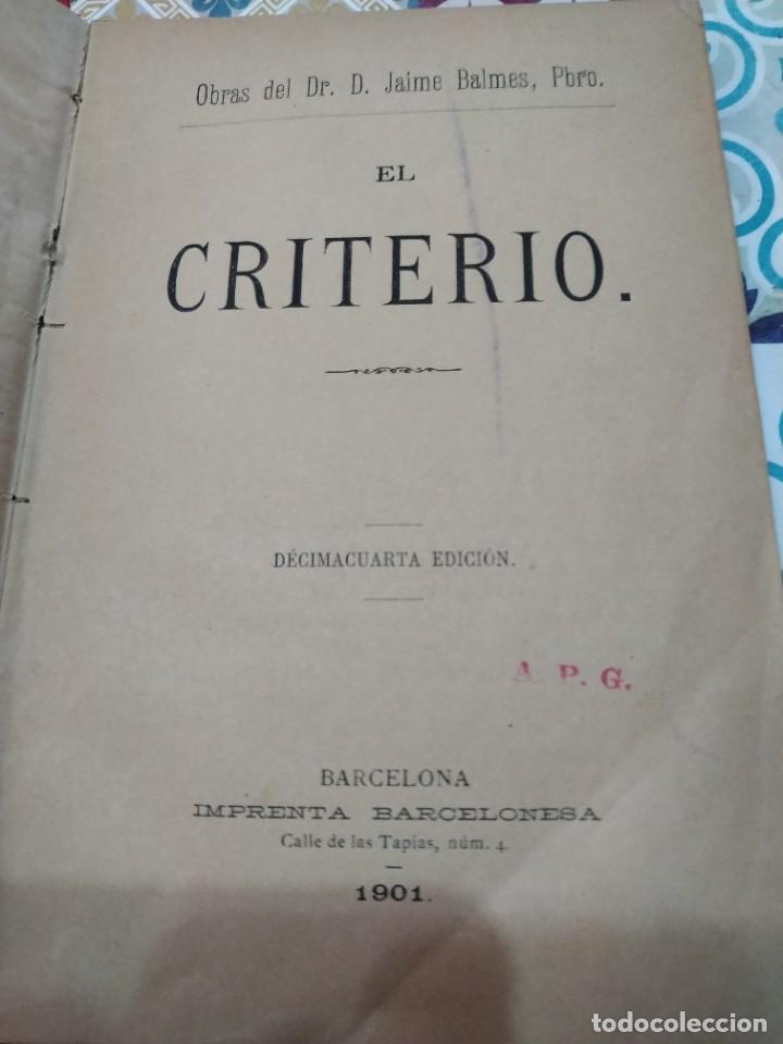 Libros de segunda mano: El Criterio - Foto 2