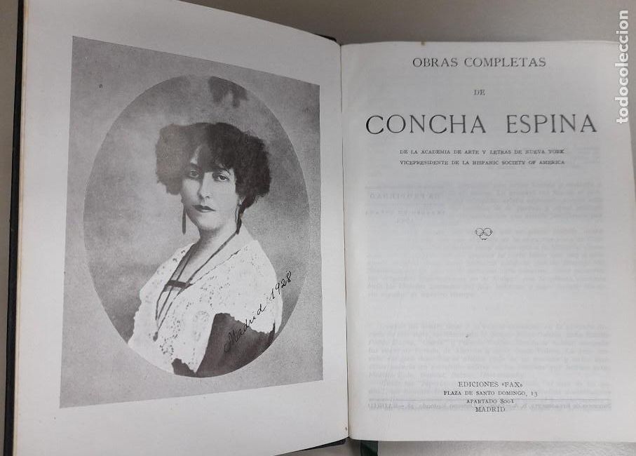 Libros de segunda mano: OBRAS COMPLETAS DE CONCHA ESPINA, EDICIONES FAX, A&Ntilde;O 1944, L12254 - Foto 2