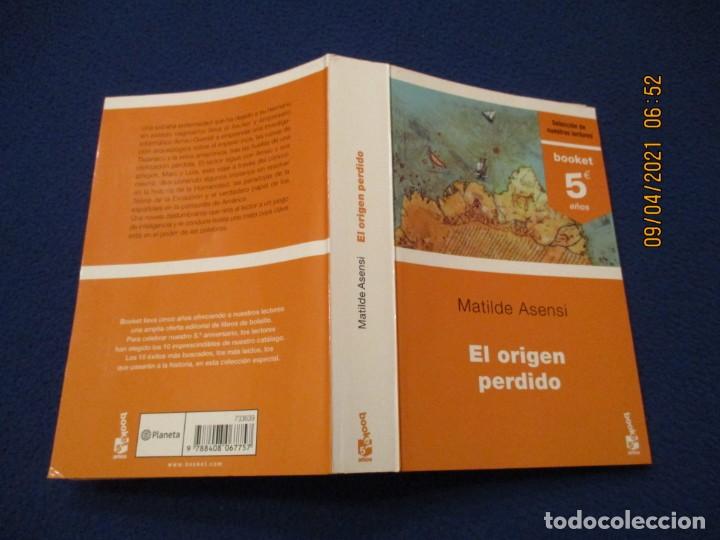 Libros de segunda mano: EL ORIGEN PERDIDO Matilde Asensi Editorial Planeta 2006 - Foto 2