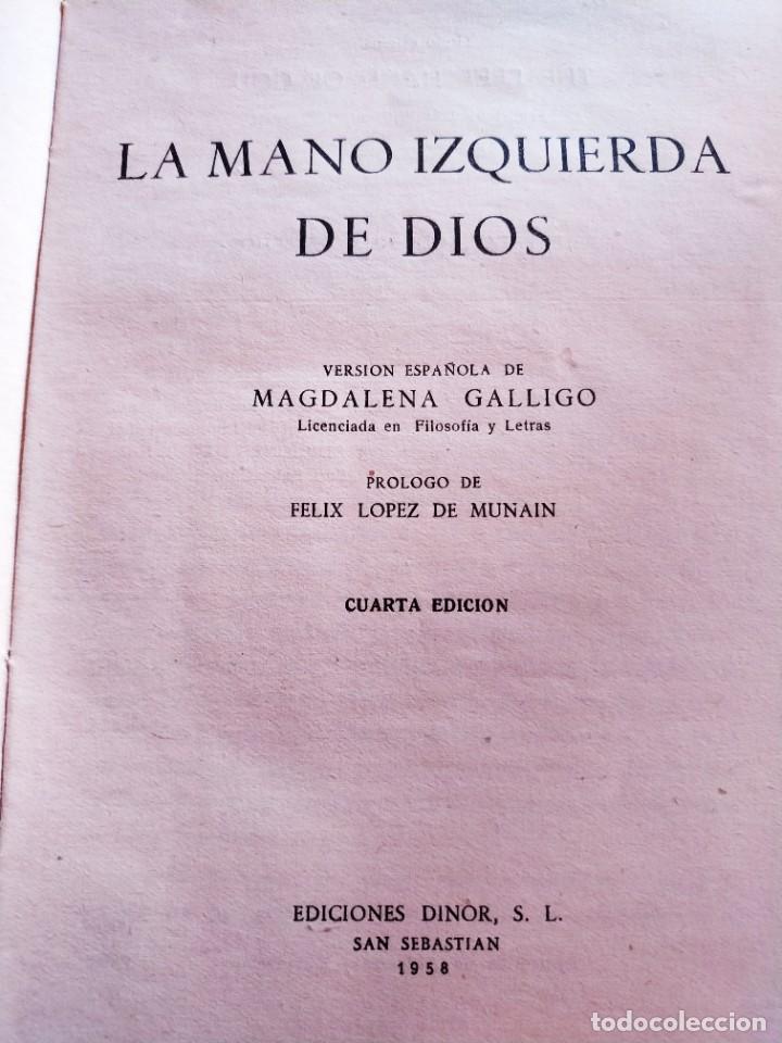 Libros de segunda mano: La mano izquierda de Dios - Foto 2