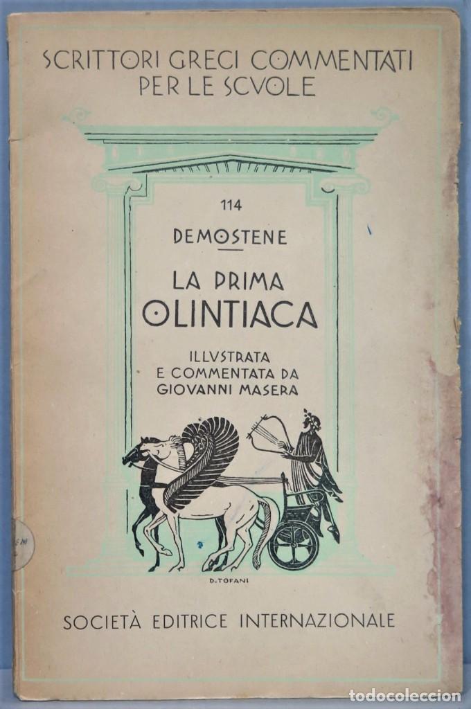 Libros de segunda mano: LA PRIMA OLINTICA. DEMOSTENE - Foto 1