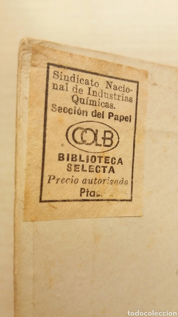 Libros de segunda mano: El espadach&iacute;n. Biblioteca Selecta Ramon Sopena 5, 1941. - Foto 5