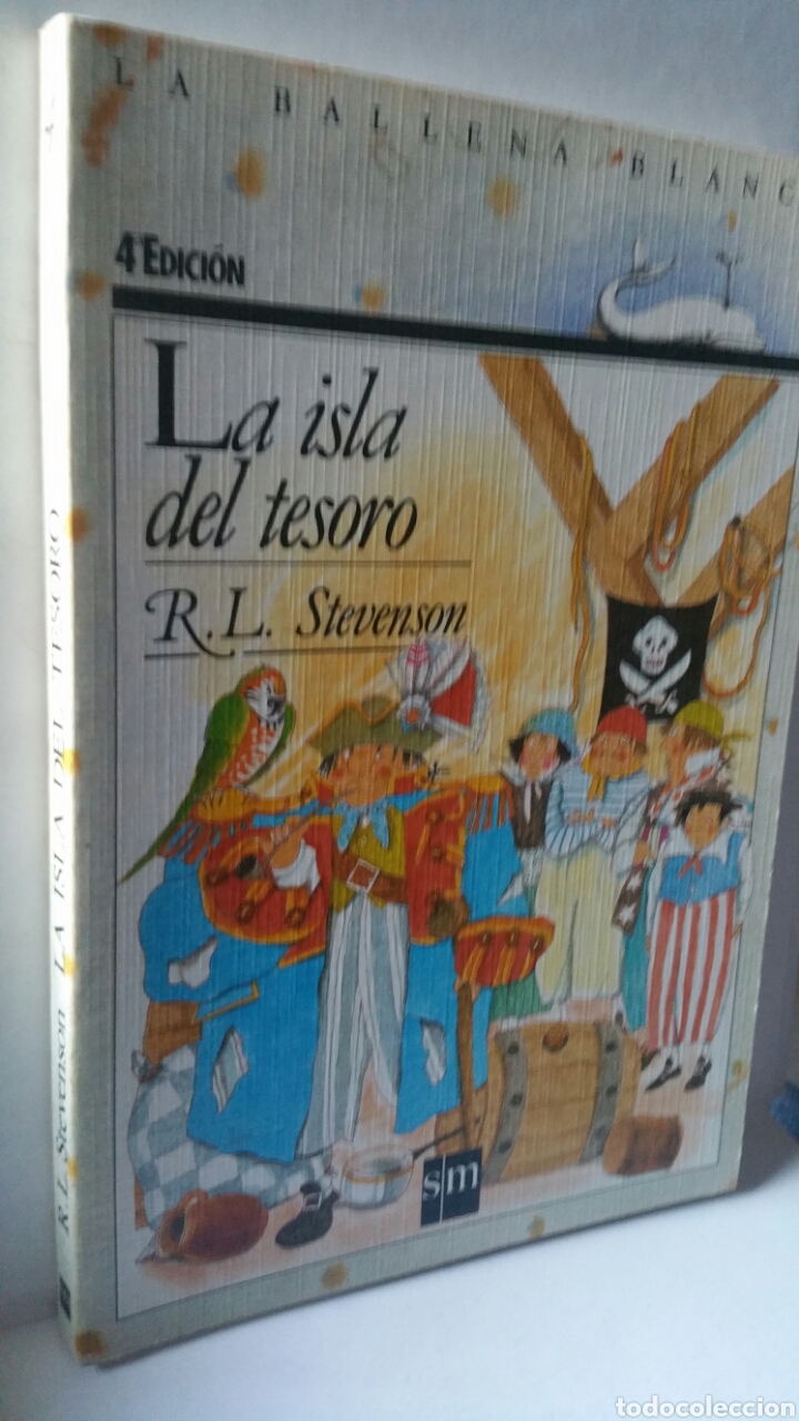 Libros de segunda mano: La isla del tesoro. R. L. Stevenson, ediciones SM 1986. - Foto 2