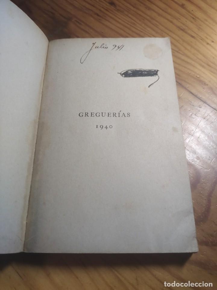 Libros de segunda mano: RAM&Oacute;N G&Oacute;MEZ DE LA SERNA : GREGUER&Iacute;AS 1940. AUSTRAL ARGENTINA. - Foto 2