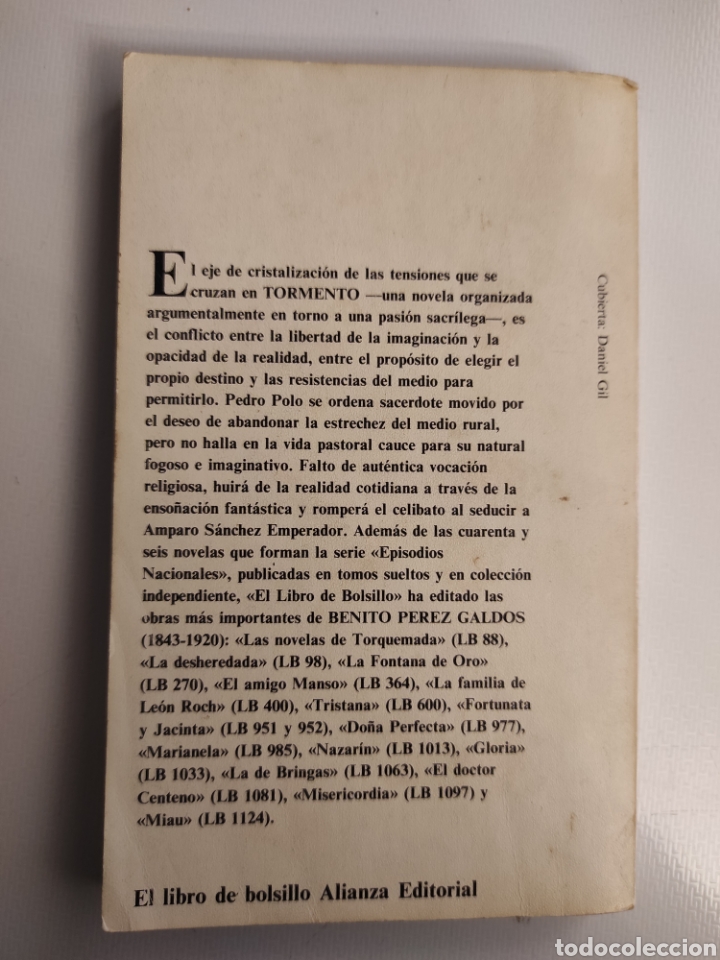 Libros de segunda mano: Tormento. Benito P&eacute;rez Gald&oacute;s - Foto 2