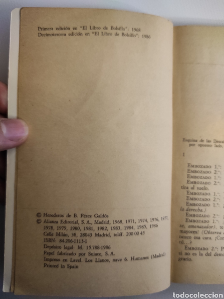 Libros de segunda mano: Tormento. Benito P&eacute;rez Gald&oacute;s - Foto 3