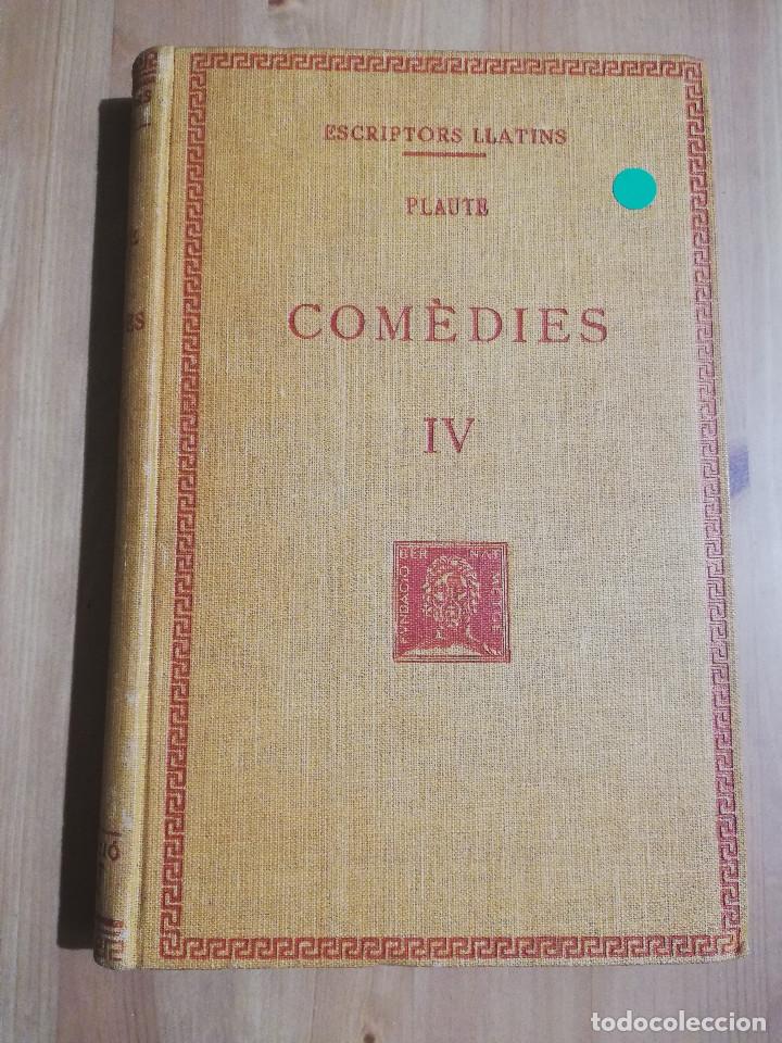 Libros de segunda mano: COM&Egrave;DIES. VOLUM IV (PLAUTE) - Foto 1