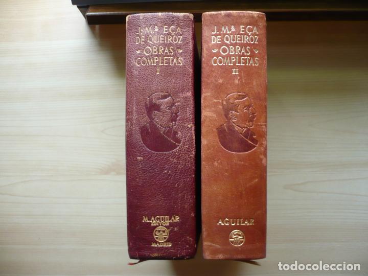 Libros de segunda mano: Obras Completas. E&ccedil;a de Queiroz. Editorial Aguilar, 2 Tomos. - Foto 1