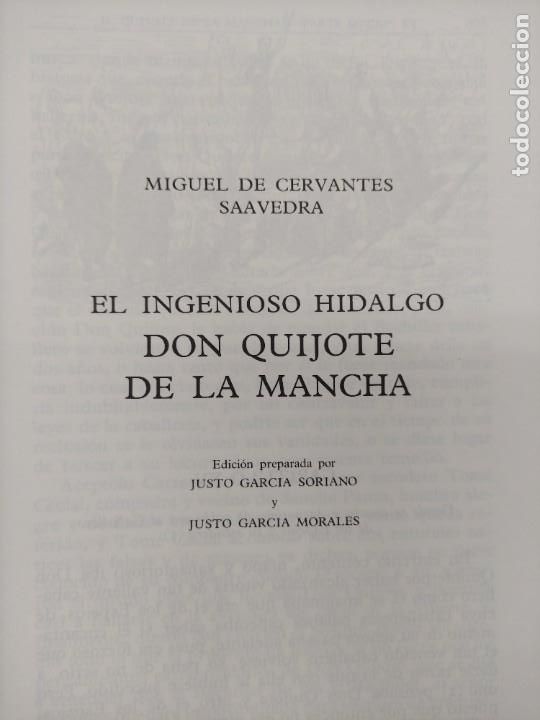 Libros de segunda mano: EL INGENIOSO HIDALGO DON QUIJOTE DE LA MANCHA - Foto 3
