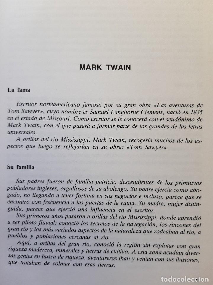 Libros de segunda mano: LAS AVENTURAS DE TOM SAWYER MARK TWAIN VERSION INTEGRA EVEREST 1999 - Foto 10