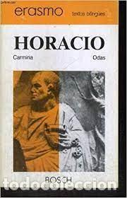 Libros de segunda mano: Carmina odas Quinto Horacio Flaco erasmo textos biling&uuml;es ed Bosch - Foto 1