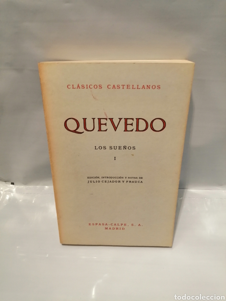 Libros de segunda mano: LOS SUE&Ntilde;OS I (CL&Aacute;SICOS CASTELLANOS) - Foto 1