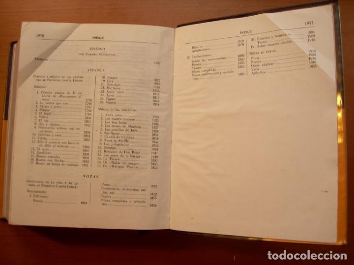 Libros de segunda mano: OBRAS COMPLETAS / FEDERICO GARC&Iacute;A LORCA - Foto 9