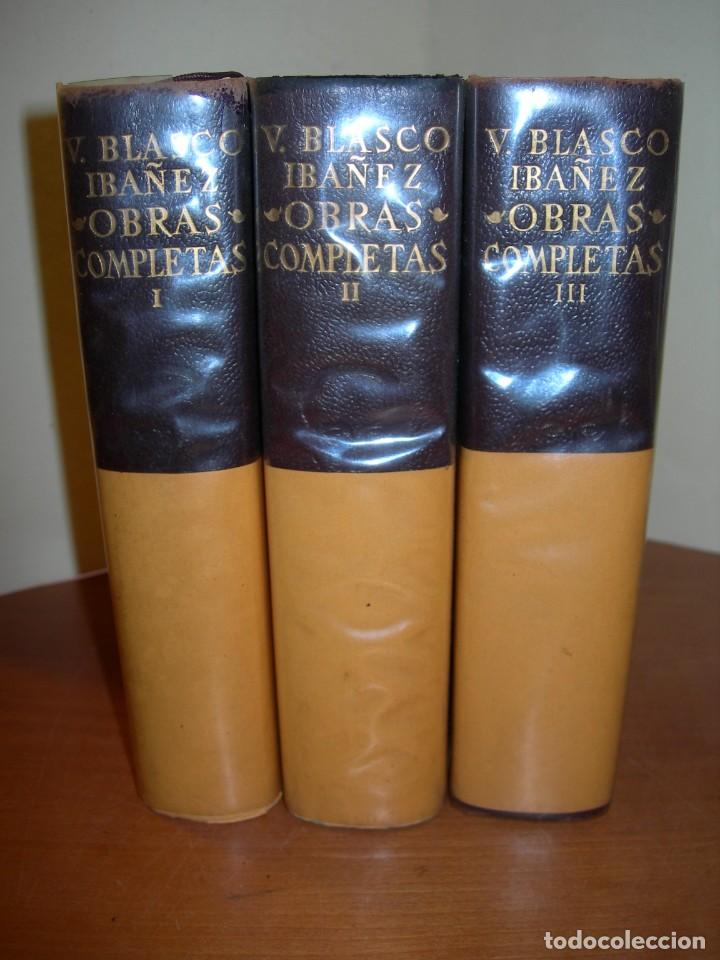 Libros de segunda mano: OBRAS COMPLETAS 3 TOMOS / VICENTE BLASCO IBA&Ntilde;EZ - Foto 1