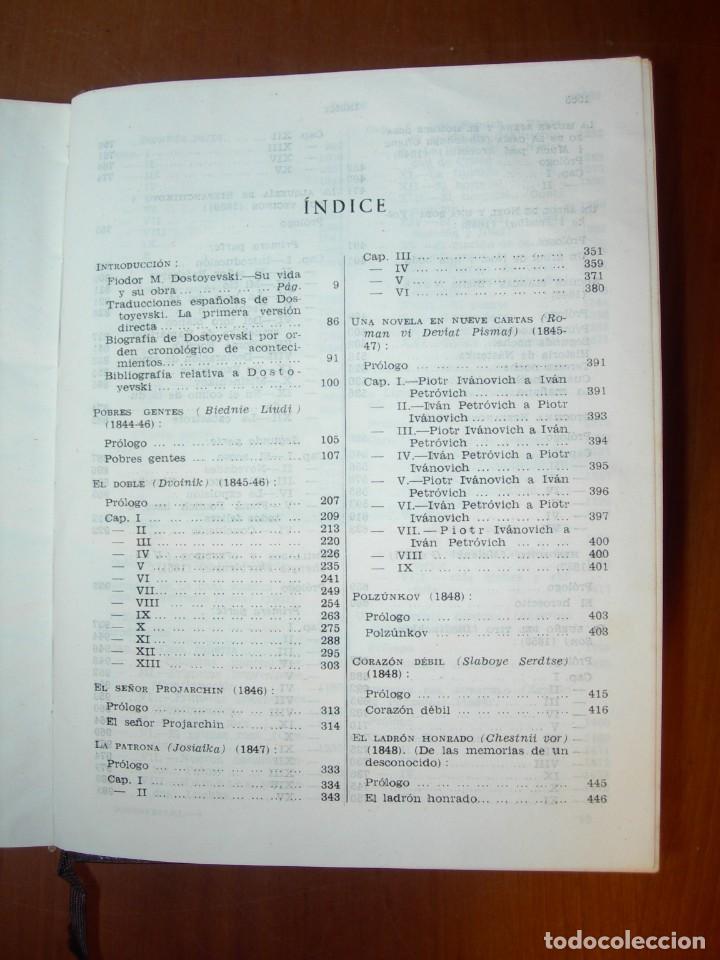 Libros de segunda mano: OBRAS COMPLETAS / 3 TOMOS / F. MIJAILOVICH DOSTOYEVSKI - Foto 2