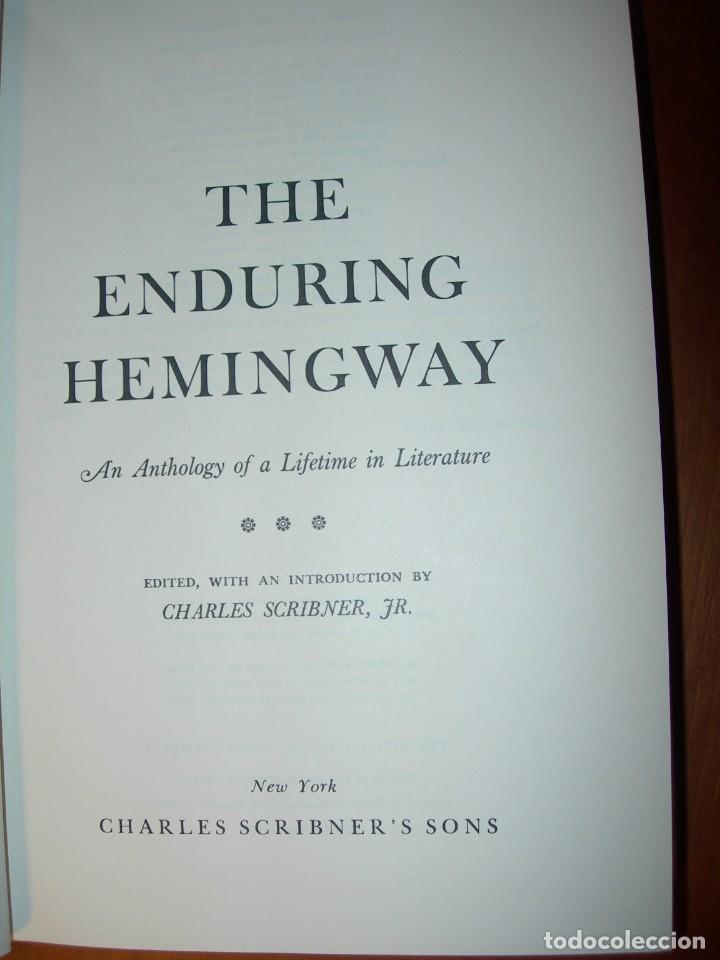Libros de segunda mano: THE ENDURING / HEMINGWAY / INGL&Eacute;S - Foto 3