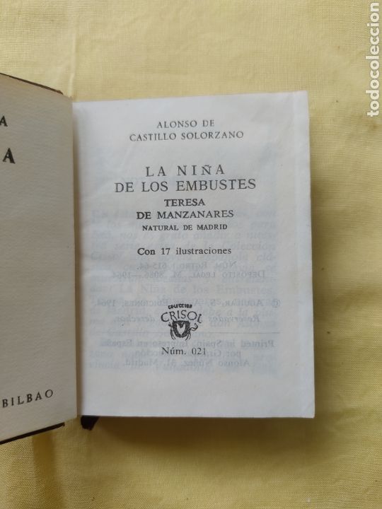 Libros de segunda mano: LA NI&Ntilde;A DE LOS EMBUSTES - ALONSO DE CASTILLO SOLORZANO - Foto 3