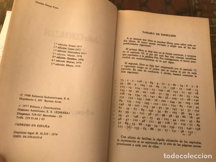Libros de segunda mano: Rayuela. Julio Cort&aacute;zar. Edhasa - Foto 4