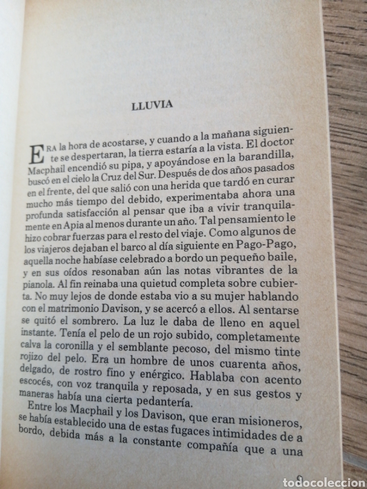 Libros de segunda mano: Lluvia (relatos escogidos) - Foto 5