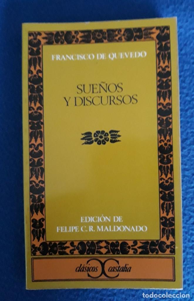Libros de segunda mano: SUE&Ntilde;OS Y DISCURSOS - FRANCISCO DE QUEVEDO - CASTALIA - Foto 1