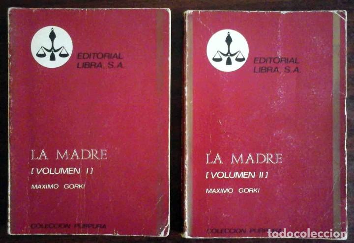 Libros de segunda mano: La madre 1 y 2 (M&aacute;ximo Gorki) Ed. Libra 1971. - Foto 1