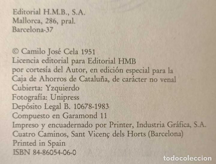 Libros de segunda mano: Libro La Colmena, Camilo Jos&eacute; Cela, 1983 - Foto 5