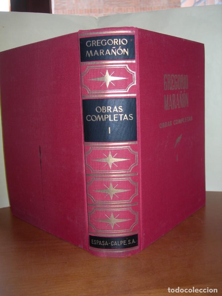 Libros de segunda mano: OBRAS COMPLETAS / MARA&Ntilde;&Oacute;N / 10 TOMOS - Foto 2