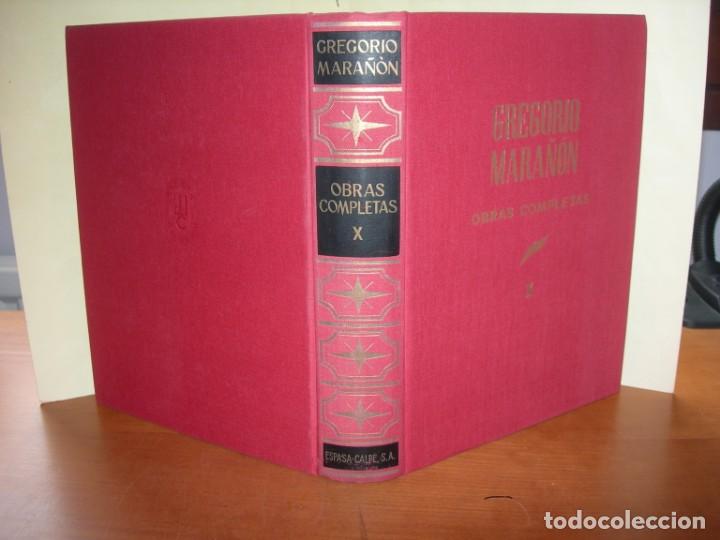 Libros de segunda mano: OBRAS COMPLETAS / MARA&Ntilde;&Oacute;N / 10 TOMOS - Foto 59