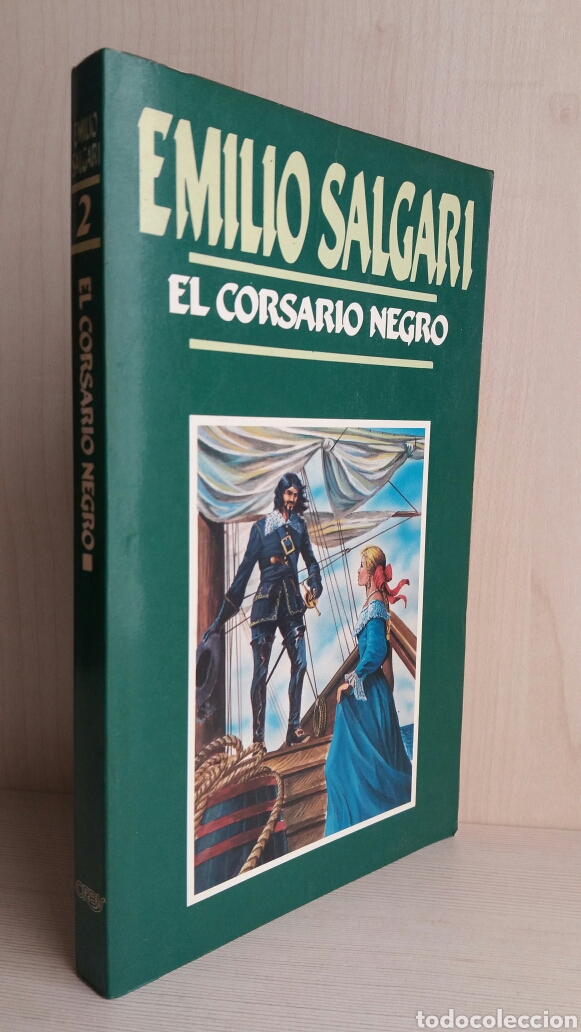 Libros de segunda mano: El corsario negro. Emilio Salgari. Ediciones Orbis, Salgari 2, 1986. - Foto 1