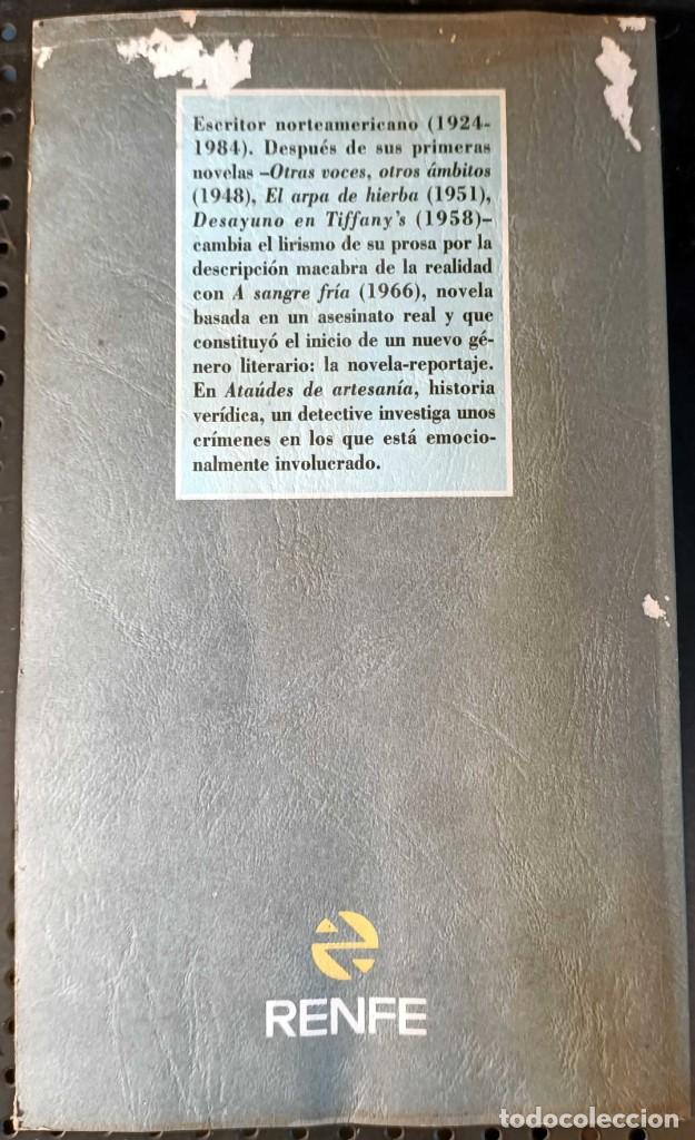 Libros de segunda mano: Libro: Ata&uacute;des de Artesan&iacute;a de Truman Capote, 1993 - Foto 3