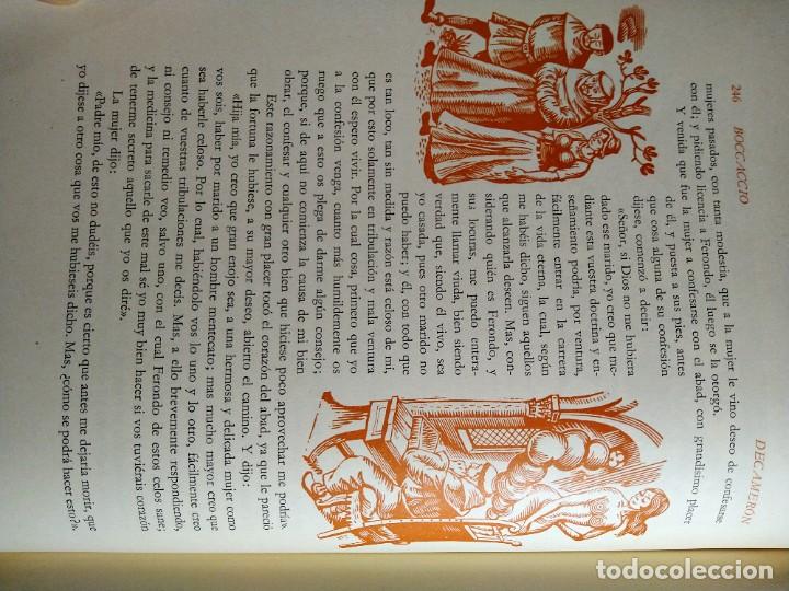 Libros de segunda mano: EL DECAMERO&Oacute;N - BOCCACCIO (EDICI&Oacute;N ILUSTRADA) - Foto 4