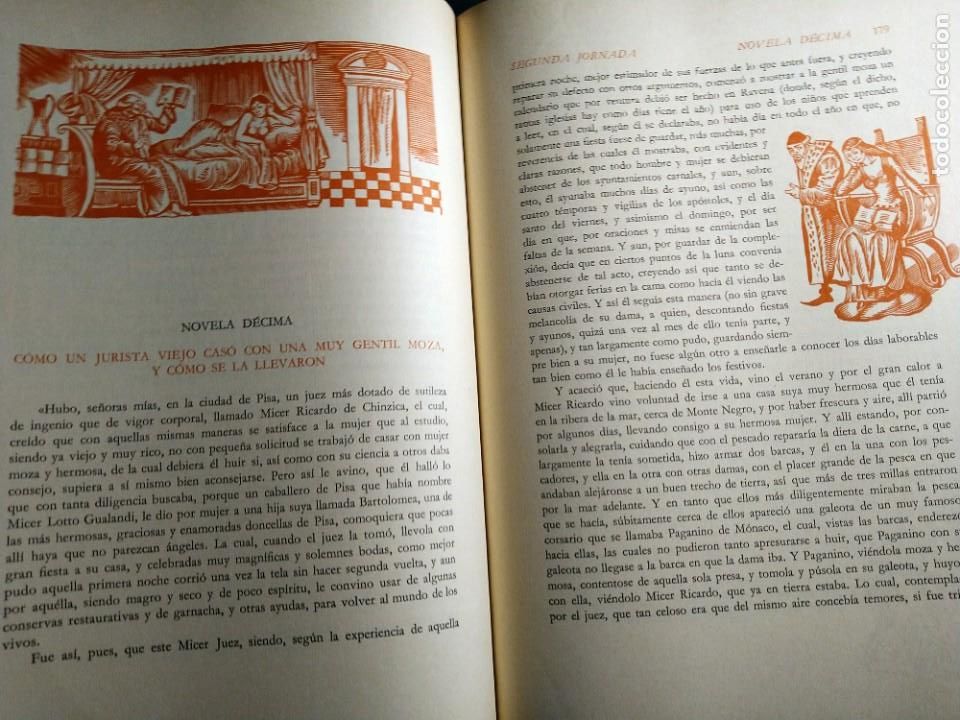 Libros de segunda mano: EL DECAMERO&Oacute;N - BOCCACCIO (EDICI&Oacute;N ILUSTRADA) - Foto 5