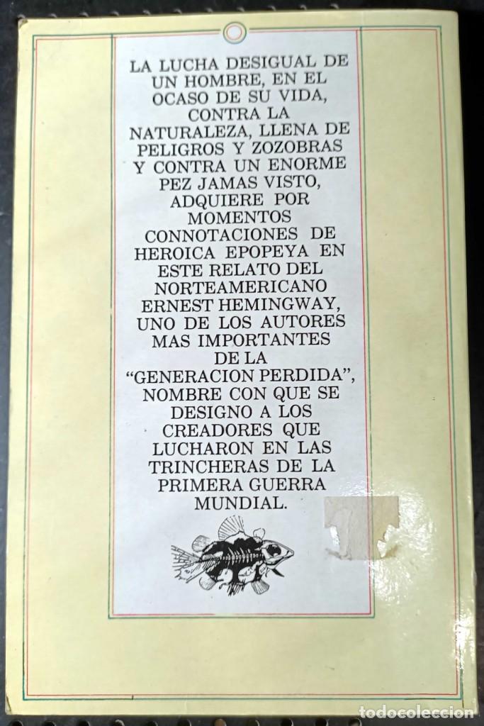Libros de segunda mano: Libro: El Viejo y el Mar de Ernest Hemingway, Editorial Seix Barral, 1982 - Foto 3