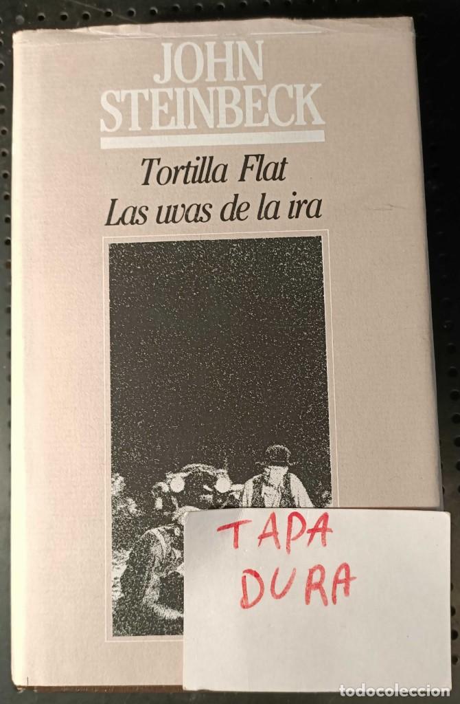 Libros de segunda mano: Libro: Tortilla Flat / Las Uvas de la Ira; John Steinbeck (1981) - Foto 1
