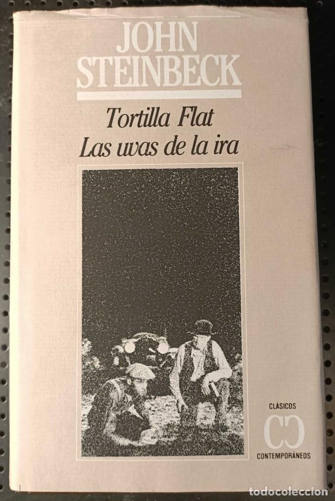 Libros de segunda mano: Libro: Tortilla Flat / Las Uvas de la Ira; John Steinbeck (1981) - Foto 2