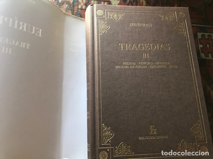 Libros de segunda mano: Eur&iacute;pides. Tragedias III. Biblioteca cl&aacute;sica Gredos - Foto 3