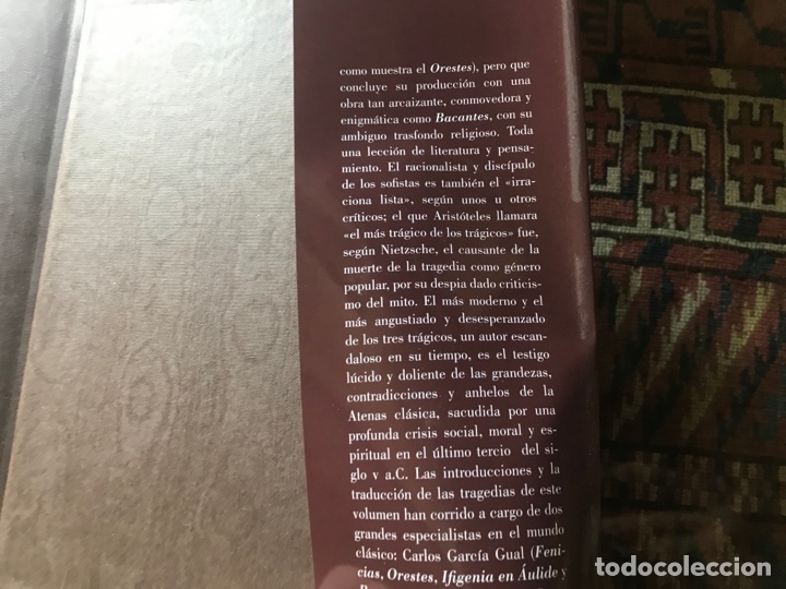 Libros de segunda mano: Eur&iacute;pides. Tragedias III. Biblioteca cl&aacute;sica Gredos - Foto 5