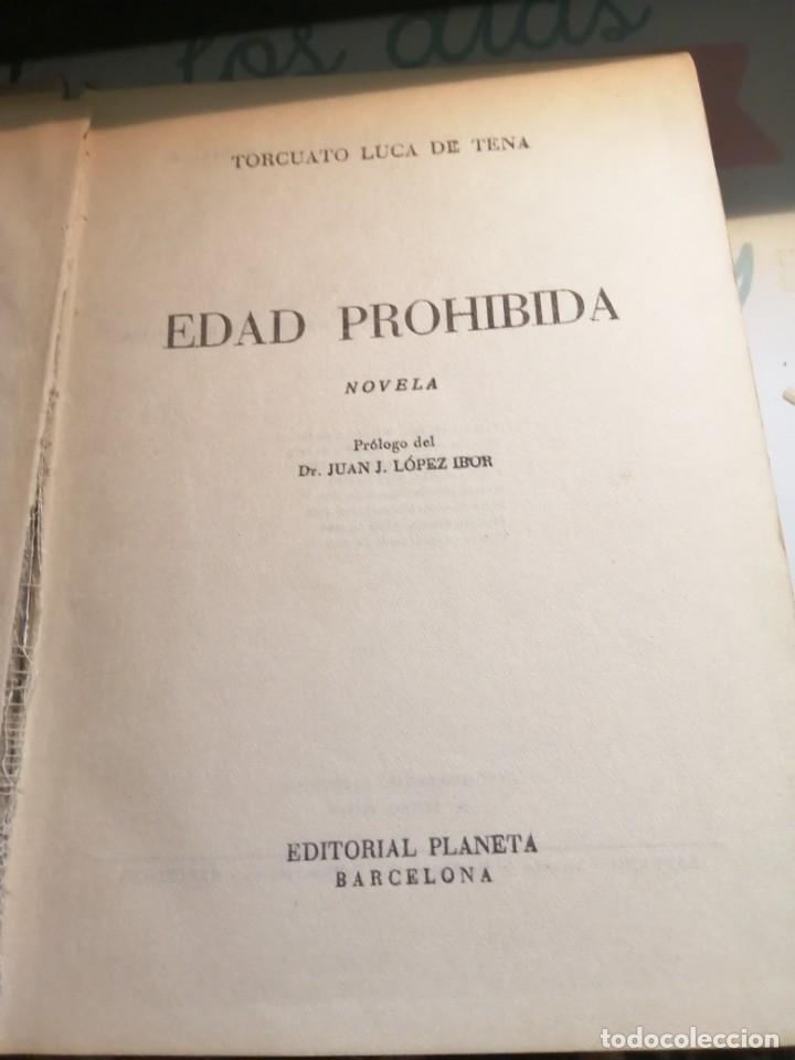 Libros de segunda mano: novela &rdquo;Edad Prohibida&rdquo; - Foto 3