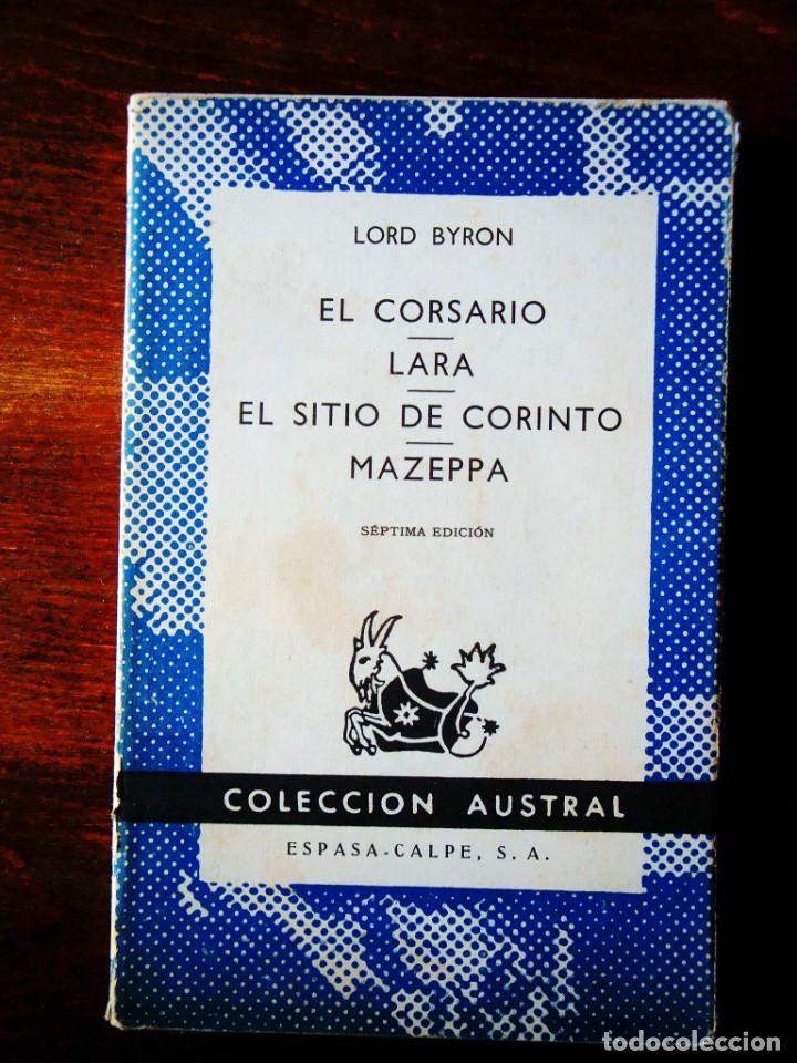 Libros de segunda mano: LORD BYRON: EL CORSARIO. LARA. EL SITIO DE CORINTO. MAZEPPA. - Foto 1