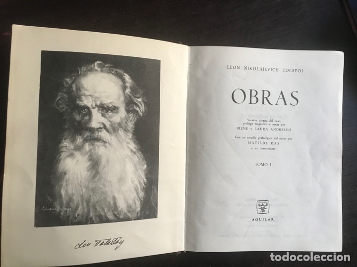 Libros de segunda mano: Tolstoi. Obras. Aguilar 1966 y 1964. - Foto 3
