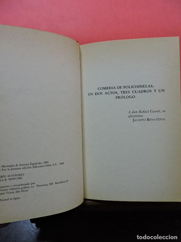 Libros de segunda mano: Los intereses creados. BENAVENTE, Jacinto. Ediciones Orbis 10 1982 - Foto 2