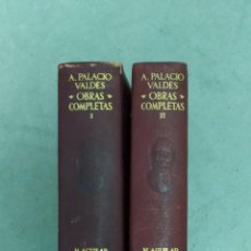 Libros de segunda mano: 1948 - AGUILAR - ARMANDO PALACIO VALDÉS: OBRAS COMPLETAS - 2 TOMOS - PLENA PIEL, CORTES DECORADOS. Lote 266367318