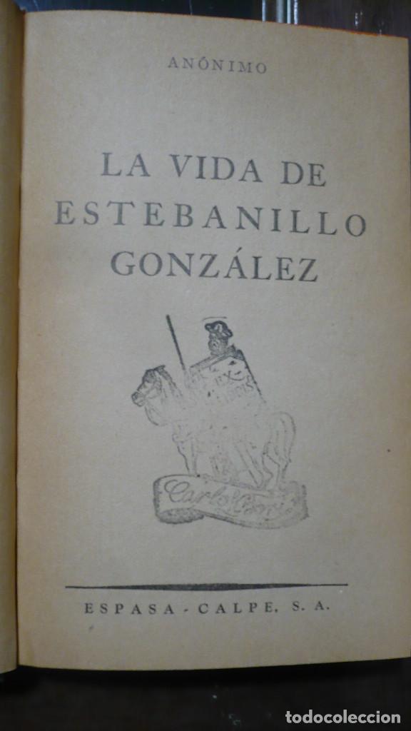 Libros de segunda mano: An&oacute;nimo, LA VIDA DE ESTEBANILLO GONZ&Aacute;LEZ - Foto 2