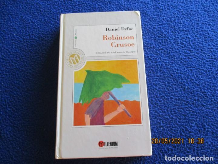 Libros de segunda mano: Robinson Crusoe Daniel Defoe Unidad Editorial 1999 Colecci&oacute;n Millenium - Foto 1