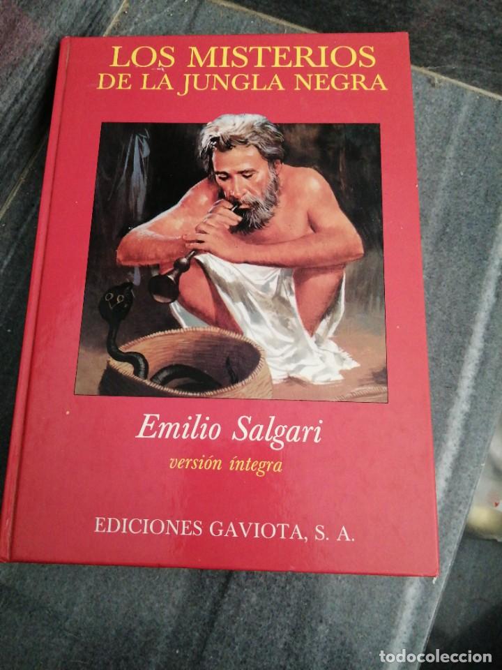 Libros de segunda mano: Libro LOS MISTERIOS DE LA JUNGLA NEGRA Emilio Salgari versi&oacute;n integra ediciones Gaviota - Foto 1