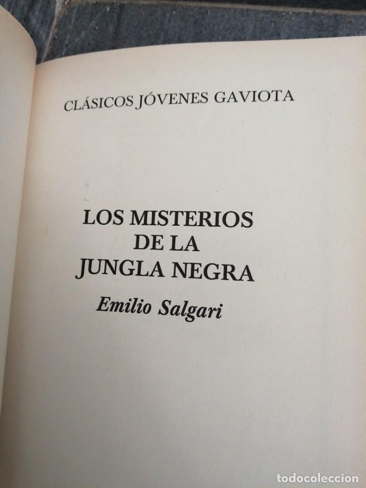 Libros de segunda mano: Libro LOS MISTERIOS DE LA JUNGLA NEGRA Emilio Salgari versi&oacute;n integra ediciones Gaviota - Foto 2