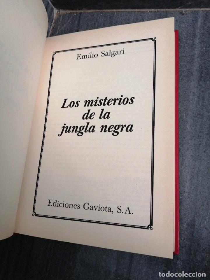Libros de segunda mano: Libro LOS MISTERIOS DE LA JUNGLA NEGRA Emilio Salgari versi&oacute;n integra ediciones Gaviota - Foto 3