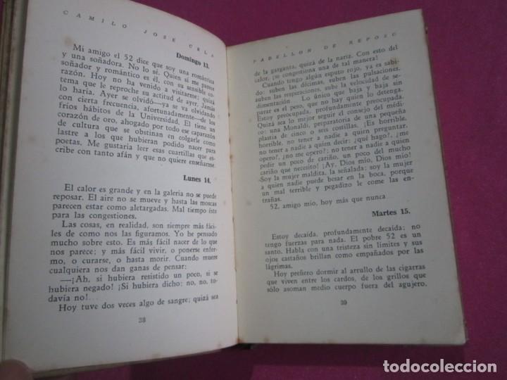Libros de segunda mano: PABELLON DE REPOSO CAMILO JOSE CELA 1944 MAP3 - Foto 5