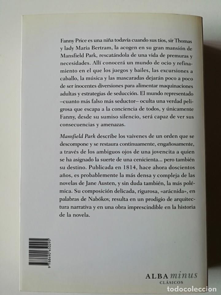 Libros de segunda mano: MANSFIELD PARK - JANE AUSTEN - ED. ALBA 2014 - Foto 2